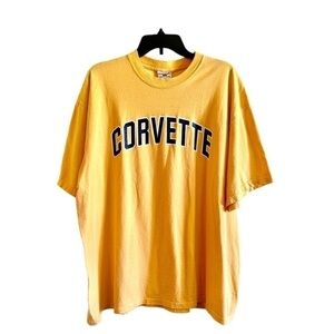 OARSMAN, CORVETTE, MENS, SHORT SLEEVE T-SHIRT IN YELLOW/GOLD. NO SIZE.